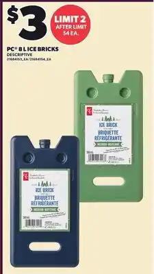 Loblaws PC ICE BRICKS offer