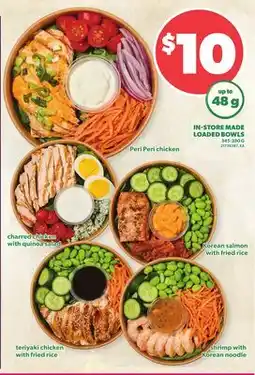 Loblaws IN-STORE MADE LOADED BOWLS offer