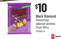 Loblaws BLACK DIAMOND CHEESTRINGS, 24 pk, 504 g offer