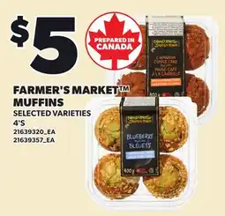 Loblaws FARMER'S MARKET MUFFINS, 4'S offer