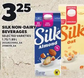 Loblaws SILK NON-DAIRY BEVERAGES, 1.75/1 offer