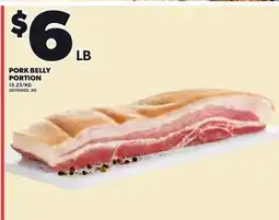 Loblaws PORK BELLY PORTION offer