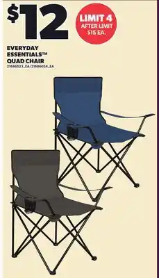 Loblaws EVERYDAY ESSENTIALS QUAD CHAIR offer