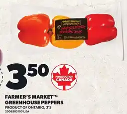 Loblaws FARMER'S MARKET GREENHOUSE PEPPERS, 3'S offer