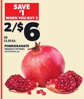 Loblaws POMEGRANATE offer