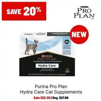 Ren’s Pets Depot Purina Pro Plan Hydra Care Cat Supplements offer