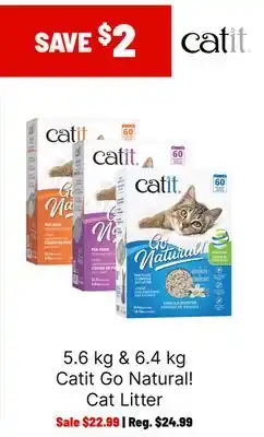Ren’s Pets Depot Catit Go Natural! Cat Litter offer