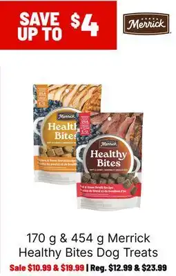 Ren’s Pets Depot Merrick Healthy Bites Dog Treats offer