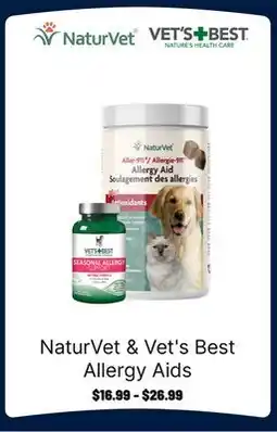 Ren’s Pets Depot NaturVet & Vet's Best Allergy Aids offer