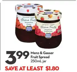 Longo's Fruit Spread offer