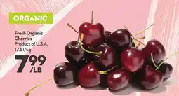 Longo's Fresh Organic Cherries offer