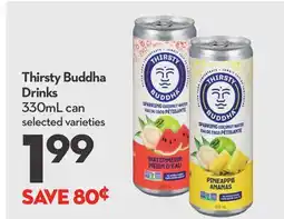 Longo's Thirsty Buddha Drinks offer