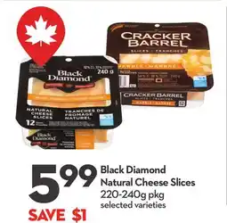 Longo's Natural Cheese Slices offer