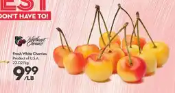 Longo's Fresh White Cherries offer