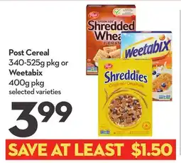 Longo's Cereal, Weetabix offer