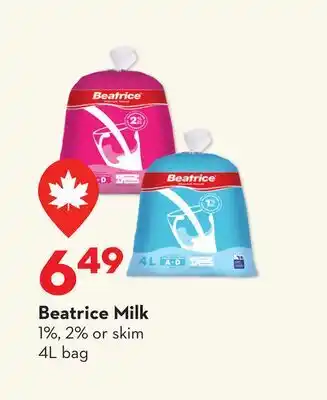 Longo's Milk offer