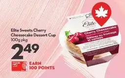 Longo's Elite Sweets Cherry Cheesecake Dessert Cup offer