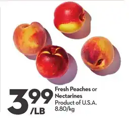 Longo's Fresh Peaches or Nectarines offer