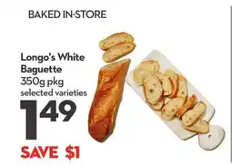 Longo's Longo's White Baguette offer