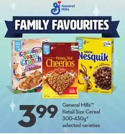 Longo's General Mills Retail Size Cereal offer