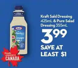 Longo's Sald Dressing 425mL & Pure Salad Dressing 355mL offer