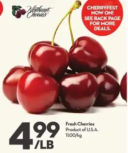 Longo's Fresh Cherries offer