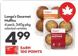Longo's Gourmet Muffins offer