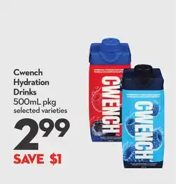 Longo's Hydration Drinks offer