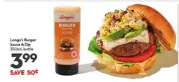 Longo's Burger Sauce & Dip offer