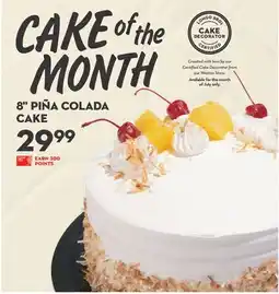 Longo's 8 PIÑA COLADA CAKE offer