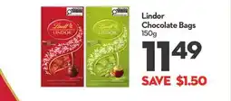Longo's Lindor Chocolate Bags offer