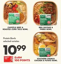 Longo's Protein Bowls offer
