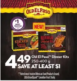 Longo's Old El Paso Dinner Kits offer