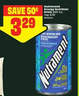 FreshCo Nutrament Energy Nutrition Drink offer