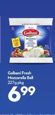 Longo's Galbani Fresh Mozzarella Ball offer