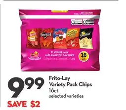 Longo's Frito-Lay Variety Pack Chips offer