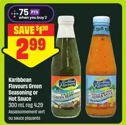 FreshCo Karibbean Flavours Green Seasoning or Hot Sauce 300 mL - Scene+ offer offer