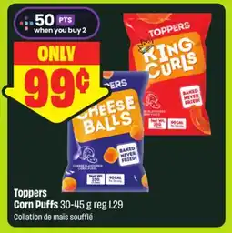 FreshCo Toppers Corn Puffs 30-45 g - Scene+ offer offer