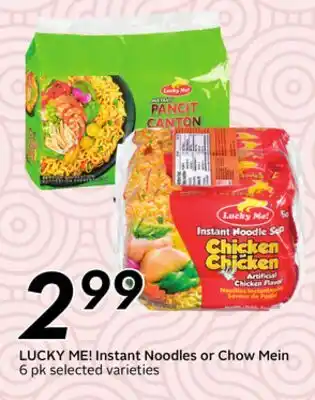 Sobeys Instant Noodles or Chow Mein offer