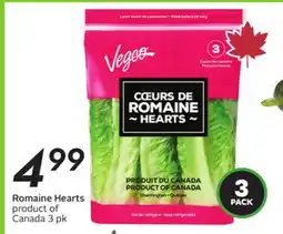 Sobeys Romaine Hearts offer
