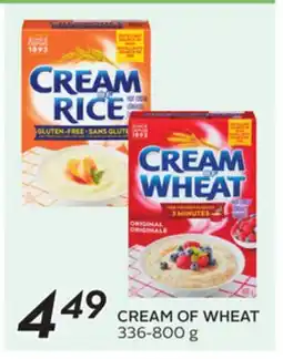 Sobeys CREAM OF WHEAT offer