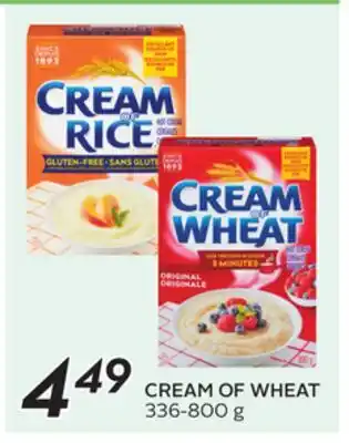 Sobeys CREAM OF WHEAT offer
