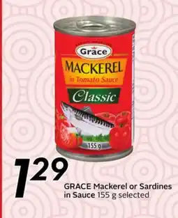 Sobeys Mackerel or Sardines in Sauce offer