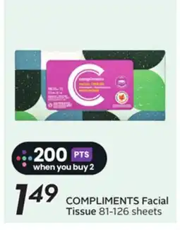 Sobeys COMPLIMENTS Facial Tissue offer