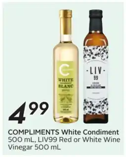 Sobeys COMPLIMENTS White Condiment offer