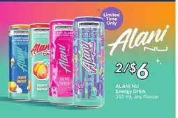 Sobeys ALANI NU Energy Drink offer