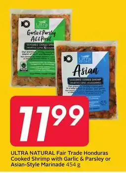 Sobeys Fair Trade Honduras Cooked Shrimp with Garlic & Parsley or Asian-Style Marinade offer