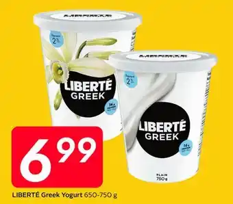 Sobeys Greek Yogurt offer