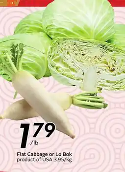Sobeys Flat Cabbage or Lo Bok offer