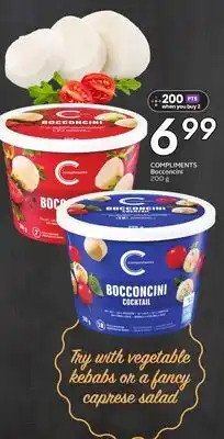 Sobeys COMPLIMENTS Bocconcini offer